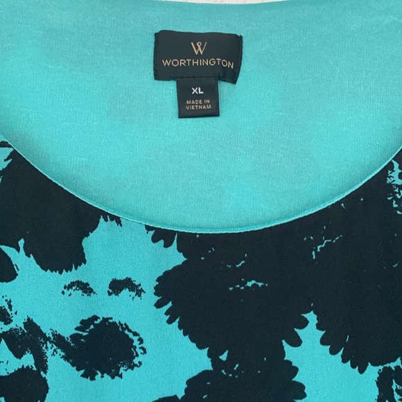 Worthington lined dress with open cut outs sleeves size XL - Picture 4 of 10